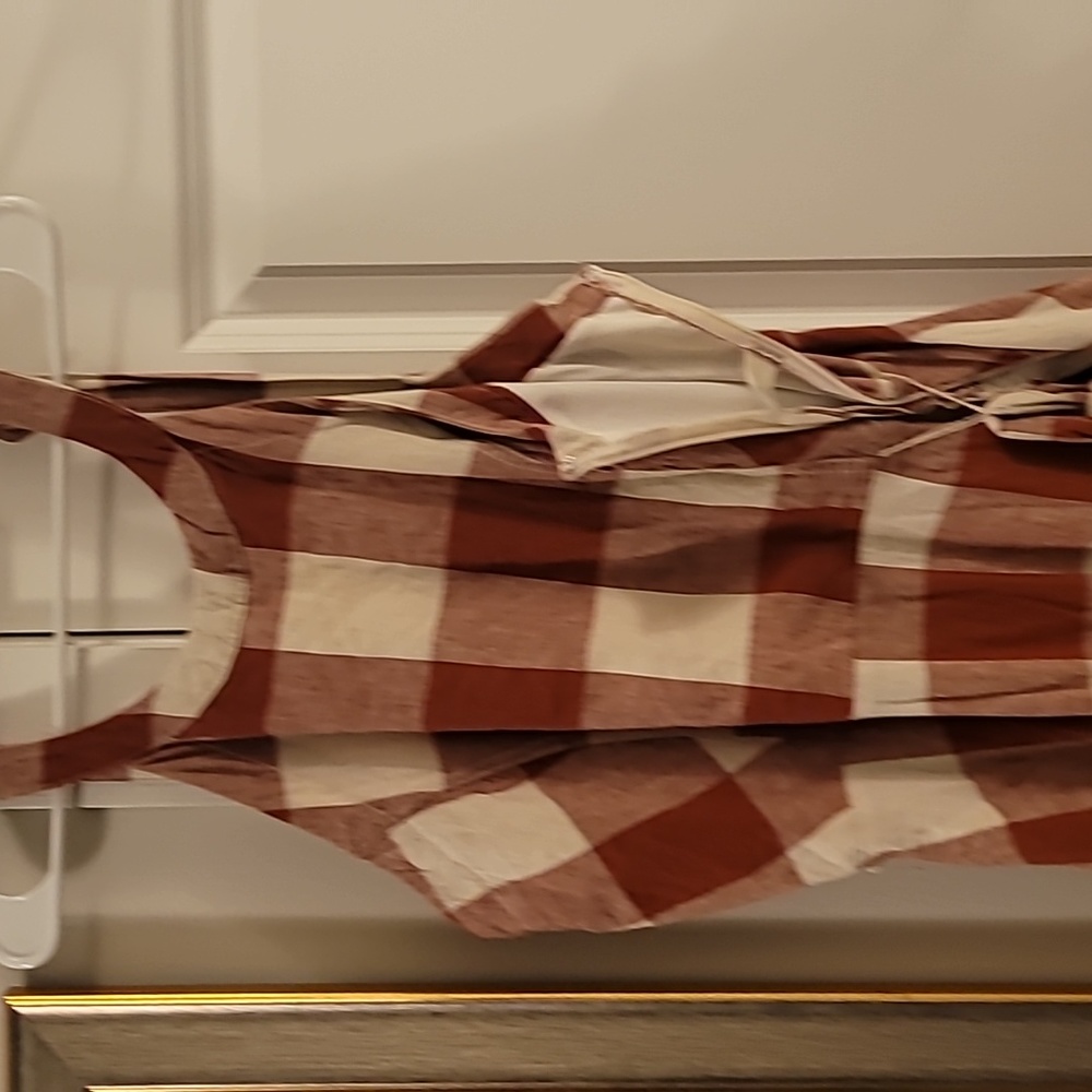 Dress- checker board pattern
